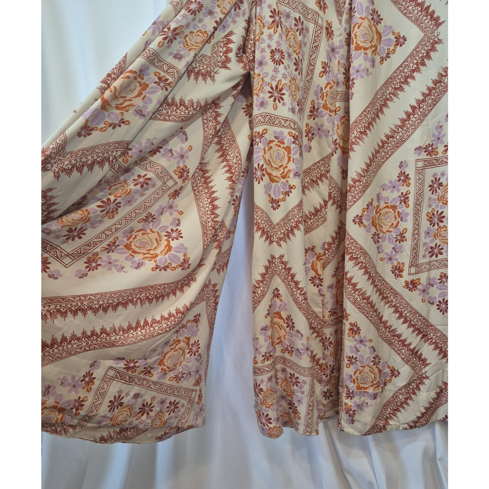 Free People Serendipity Jumpsuit Cream Tea Rose Strapless Small - Picture 7 of 13